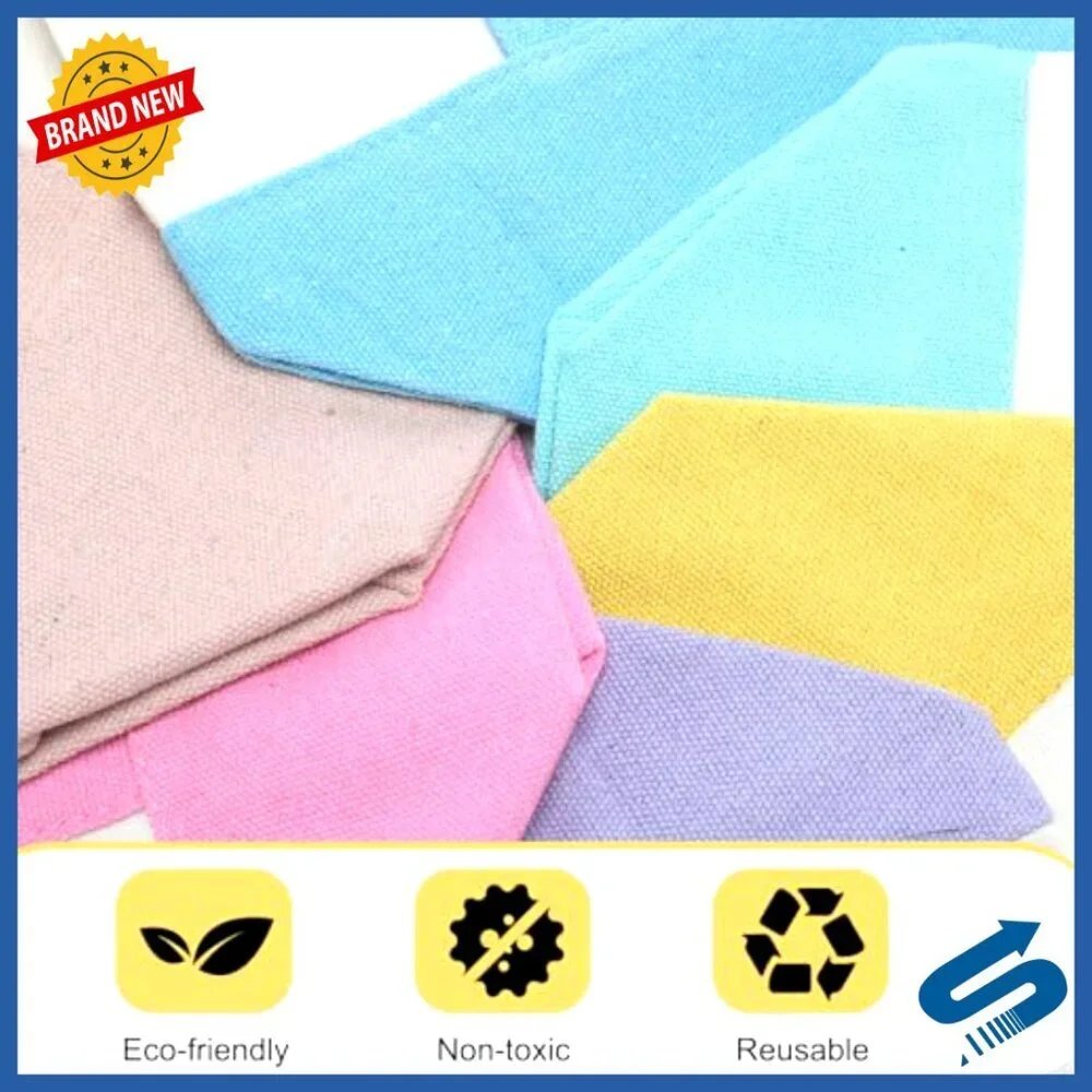 Mini Canvas Tote Bag Heavy Duty Reusable Blank DIY Shopping Beach Bag